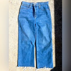 Madewell Wide leg crop jeans